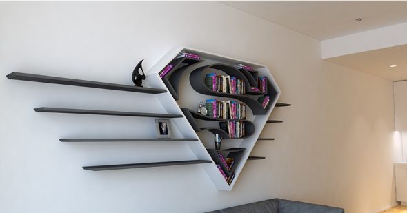 Fancy bookshelves