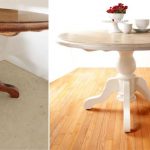 Do-it-yourself desk renewal in bleached oak color