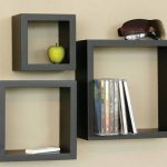 Shelves on the wall - a great way for the interior