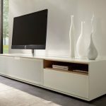 Simple TV stand white