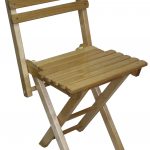 Wood folding do-it-yourself chair