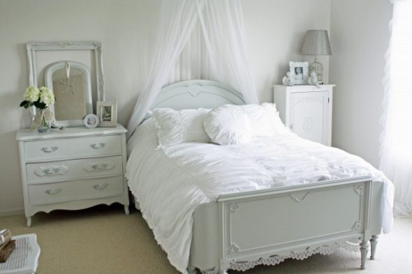 Yatak odası Provence, gölgelik