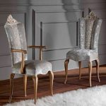 tapicerowane krzesła do salonu
