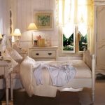 Provence tarzında yatak odasında Tekstil