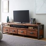 Bedside table sa ilalim ng TV-modernong