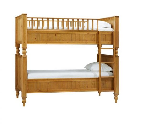 Gorgeous classic wood bunk beds