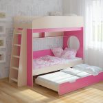 Pull-out bed for three children Legend