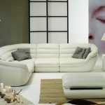 white sofa corner