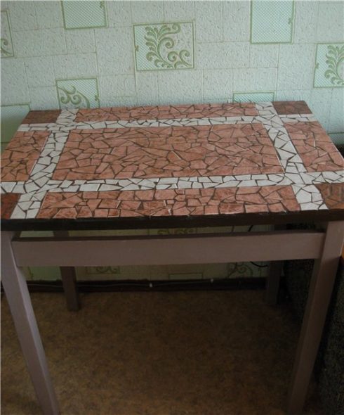decorating furniture tiles