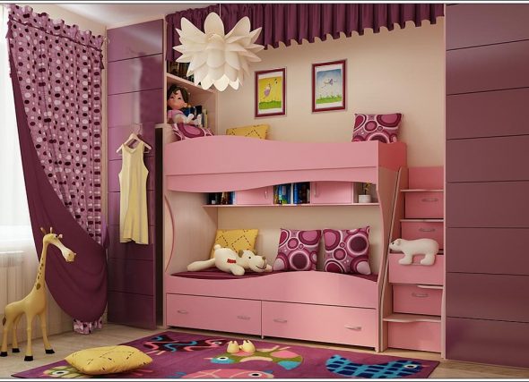 Children's beds for girls