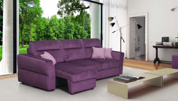 Eurobook sofa purple