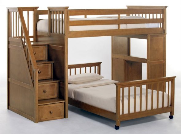 bunk bed wood destroyer