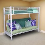 bunk bed with a sofa for children