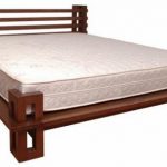 pine double bed