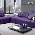 purple sofa corner