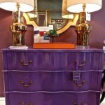 chest of drawers purple