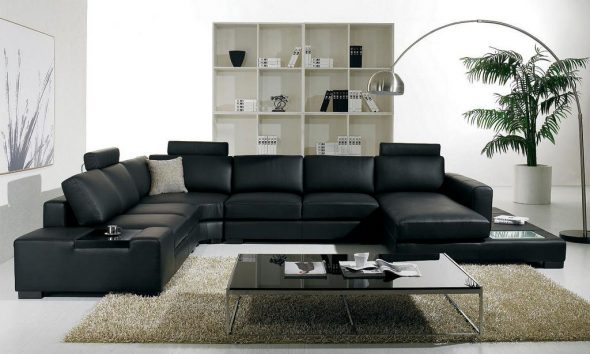 high-tech corner sofa