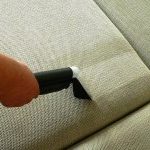 get rid of dirt on upholstered furniture at home