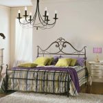wrought iron bed interior