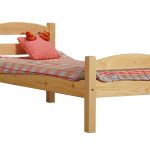 bed made of solid pine