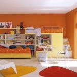 furniture creates a dynamic and vibrant space