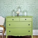chest of drawers green