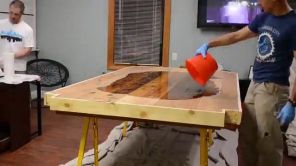 table, epoxy table top