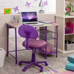mokyklinė kėdė violetinė