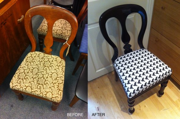 chair before and after