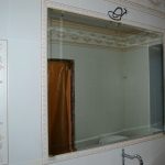 bathroom mirror installation