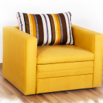 chair bed yellow