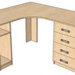 Large corner desk with their own hands