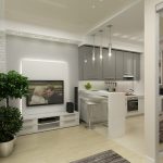 Design of a one-room apartment of 40 square meters. m. - a flight of fancy