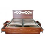 Double bed Liana with drawers