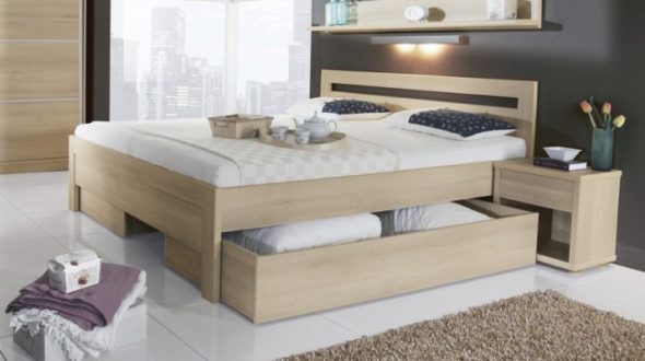 Double beds with drawers, tips on choosing