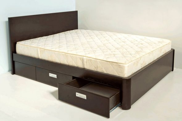 Double beds with drawers option
