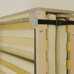 Innowacyjne drewniane łóżko składane z kratką ortopedyczną
