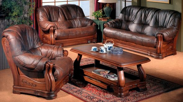 Leather furniture price