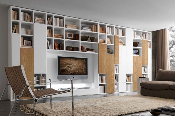 Krásný design nábytku v obývacím pokoji
