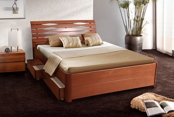 Bed Marita Lux (with drawers)