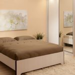 Bed without headboard in bedroom design
