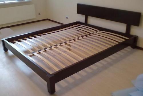 Bed wooden frame