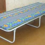 Bed cot with mattress