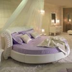 Round bed in your interior photo