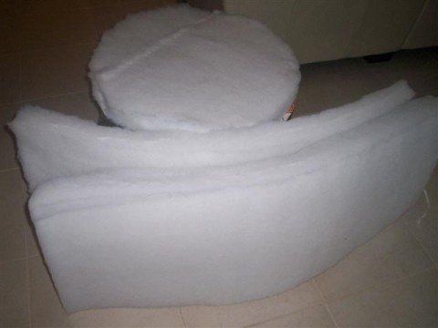 Wrap foam or padding polyester