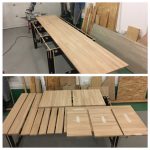 Desk in solid ash do-it-yourself