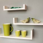 Shelves in the kitchen