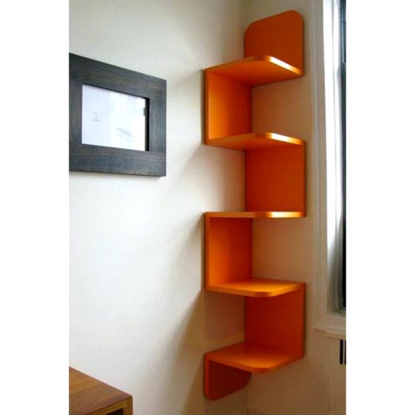 Wall shelves with their own hands