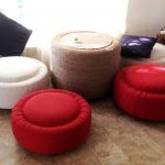 Padded ottomans