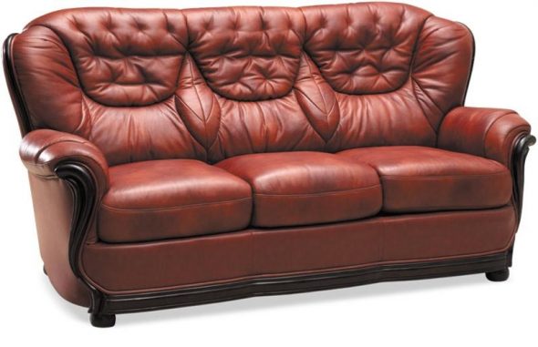 Senator sofa Leather upholstered furniture